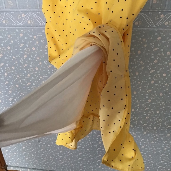 Yellow polka dot dress new - Picture 8 of 10